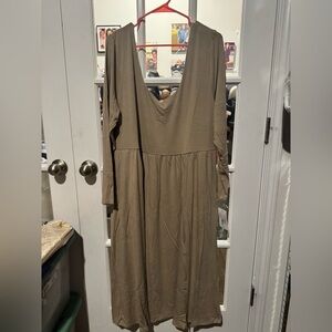 a new day Tan Dress